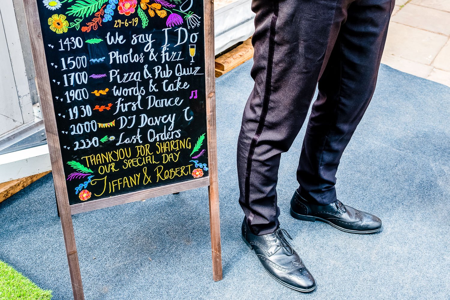 Order of events at St Luke's Bombed Out Church wedding